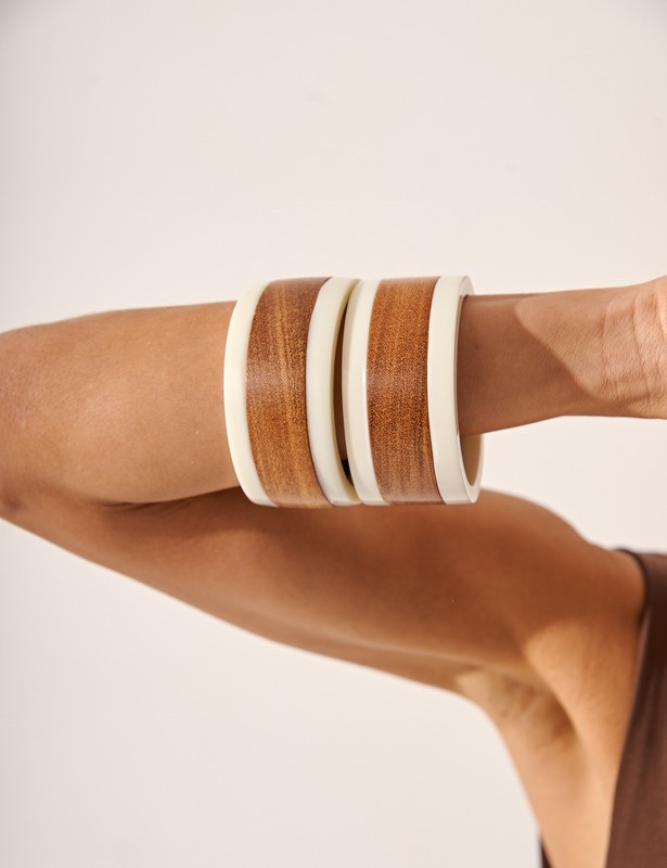 Pulseiras e anéis — Maria Garimpa
