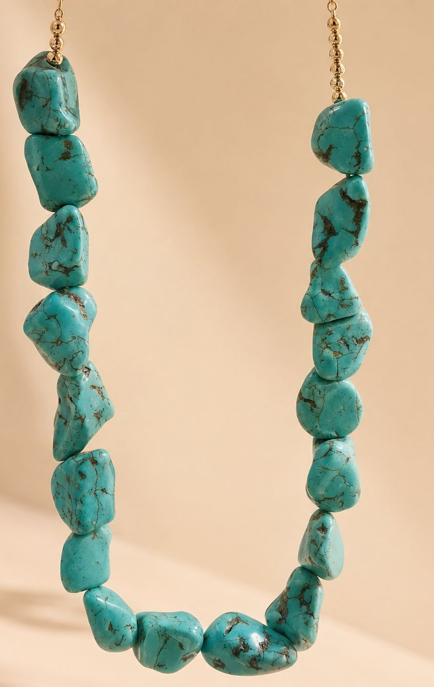 Colar Azul Orgânico