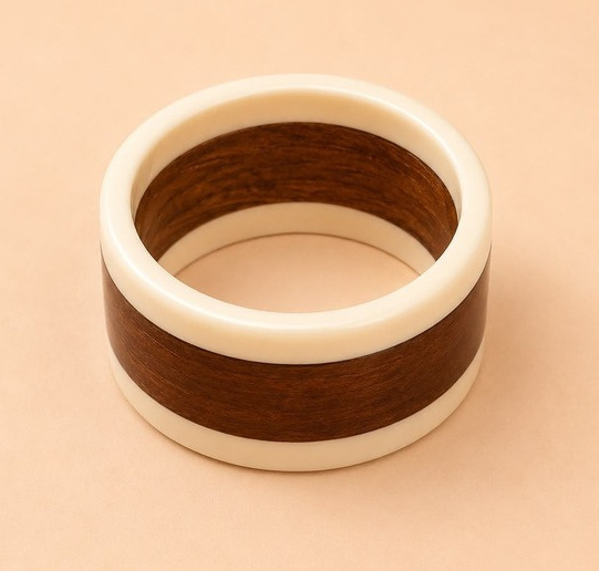 Pulseira Madeira e Resina